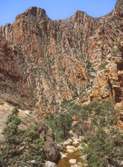 Wall Mural - Rock Formations Seen From the Swartberg Pass