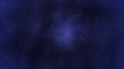 Wall Mural - a virtual flight through stars and nebulas stars skies with twinkling blinking stars motion backgrou