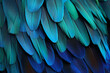 © overlays-textures - Colorful Feather Background Texture. Vibrant, Artistic Design with Exotic Wing Details – Ultra-Realistic and Elegant. Generative AI.