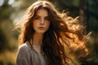 Brunette Beauty. The Allure of Long Brown Hair