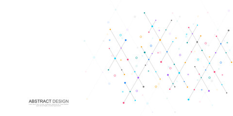 Creative idea of modern design with abstract geometric background. Minimalistic vector texture with polygonal pattern