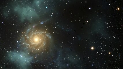 Wall Mural - galaxy jouney space universe 4k.