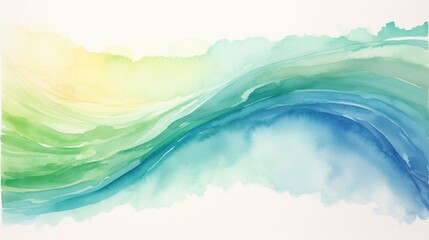 Wall Mural - abstract watercolor hand drawn watercolor background