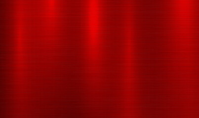 red metal abstract technology background with polished, brushed texture, chrome, silver, steel, alum