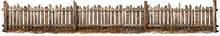 Isolated Old Wooden Fence
