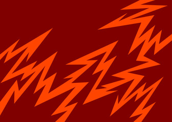 Simple background with jagged lightning pattern