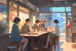 © 도윤 김 - Dining together.Generative AI