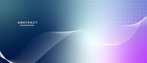 Abstract blurred color gradient background with Dynamic waves. Vector illustration

