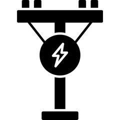 Sticker - Electric Pole Icon