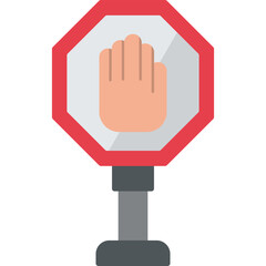 Poster - Stop Sign Icon