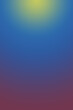 canvas print picture - Schöner Farbübergang von gelb nach blau, zu rot - illustrativer Designhintergrund mit strahlender Sonne, blauem Himmel und Hitze am Boden