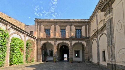 Sticker - The museum of San Martino in Naples, Italy.