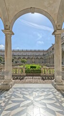 Sticker - The museum of San Martino in Naples, Italy.