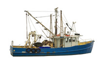 Cutout Of An Isolated Fishing Boat With The Transparent Png	