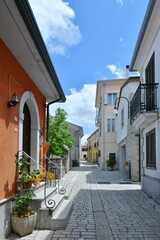 Canvas Print - The village of Sant'Angelo dei Lombardi in Campania, Italy.