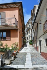 Wall Mural - The village of Nusco in Campania, Italy.