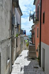 Canvas Print - The village of Nusco in Campania, Italy.