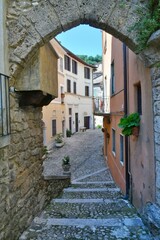 Sticker - The historic village of Subiaco, Italy