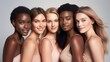 © Salsabila Ariadina - A diverse group of beautiful women with natural beauty and glowing smooth skin