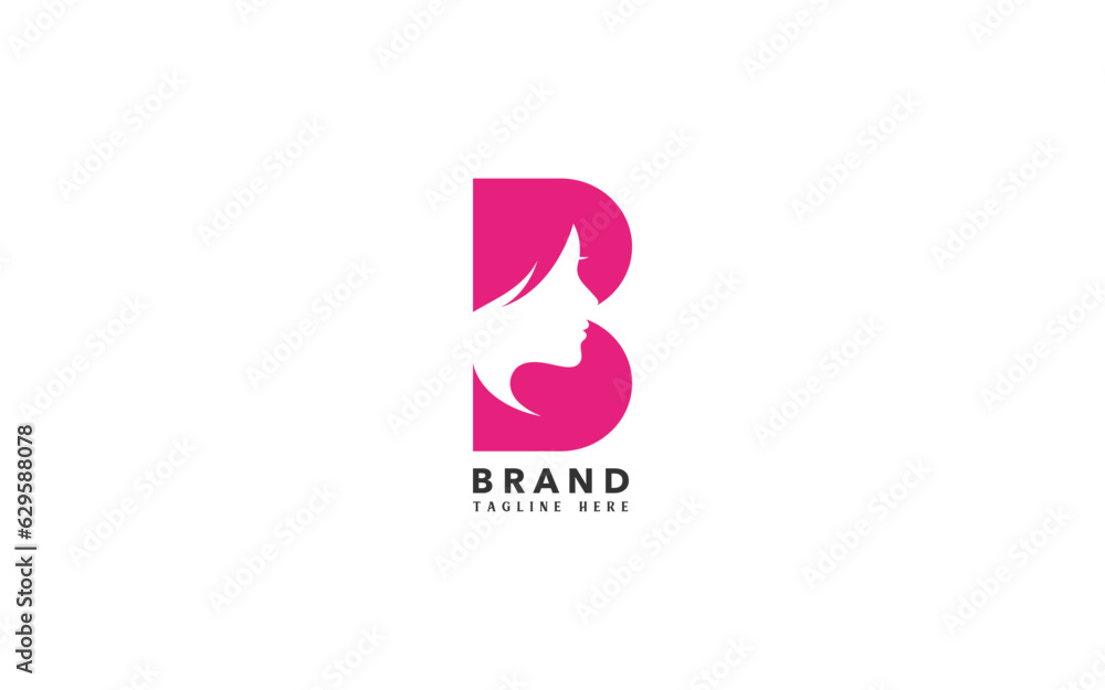 SIMPLE MODERN AND LUXURY LETTER B BEAUTY LOGO Stock Vector | Adobe Stock