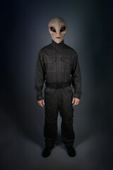 Wall Mural - Male Alien Soldier Standing 