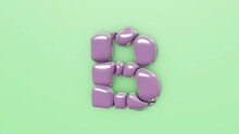 Behold The Whimsical World Of Our Inflatable Pink Letter 'B' – A Playful And Charming Creation That Comes To Life Like A Floating Balloon! The Vibrant Pink Hue Exudes Joy And Creativity
