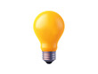 © Medard - Cartoon light bulb isolated on transparent or white background, png
