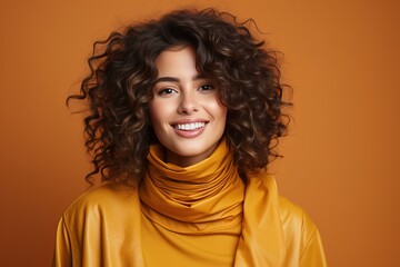 girl wearing pink smiling