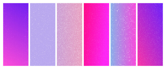 Sticker - Abstract gradient geometric background with squares