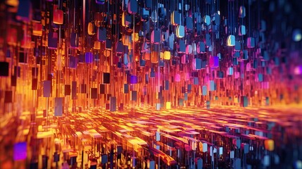 Futuristic technology abstract background,big data, data center, server, internet, speed