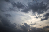 Fototapeta Na sufit - Majestic cloudy sky background and wallpaper.