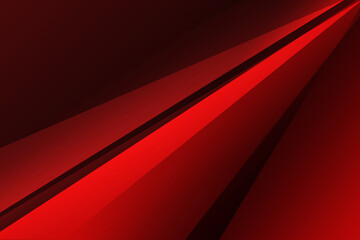 Sticker - Modern Red Abstract shapes background design in a trendy and elegant style. Red color shades backdrop