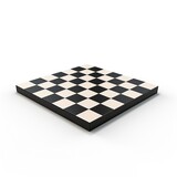 Fototapeta Sport - black and white chess board