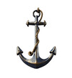 Anchor isolated on transparent background. PNG file, cut out