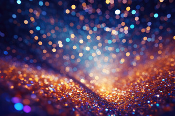 Wall Mural - Shiny Shimmery Liquid Waves Abstract Background