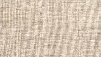 Beige linen fabric texture cloth, stitch seamless pattern closeup background, Tablecloth surface detail of natural cotton textile for fashion material in modern design
