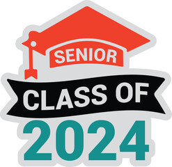 senior class of 2024 svg cut file