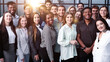 © Katsiaryna - Large Group of people standing together in studio