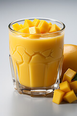 Sticker - Sweet and fresh mango smoothie