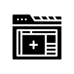 layout glyph icon