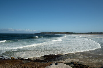 Wall Mural - waves on the beach