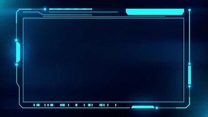 sci-fi frame concept futuristic hud interface screen design. digital callouts titles. hud ui gui fut