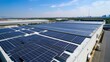 Tendency to take advantage of the free roofs of the industries to place photovoltaic panels to reduce business electricity costs, generative ai