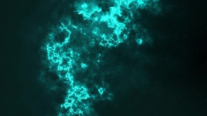 Wall Mural - 4k video space nebula loop background moving stars space background nebula. clouds star field outer 