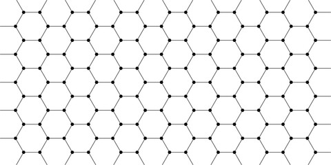Abstract background with geometric shapes and hexagon pattern