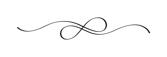 infinity sign. continuous line drawing with smooth lines. design concept of infinity love, friendshi