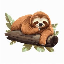 Sleepy Lazy Sloth