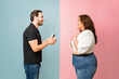 © AntonioDiaz - Romantic man getting engaged with his excited girlfriend
