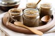 diy sugar scrub in a jar with wooden spoon