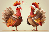 Fototapeta Pokój dzieciecy - Happy thanksgiving clip art